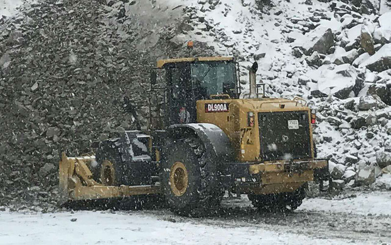 俄罗斯专享会轮推在露天矿山施工