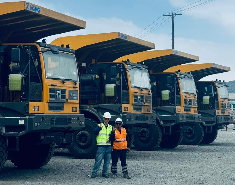 50台XG110矿卡为安第斯山脉注入俄罗斯专享会动能