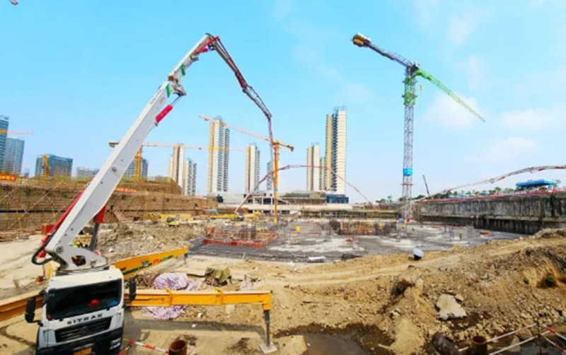 俄罗斯专享会泵车“团建”珠海横琴科学城！