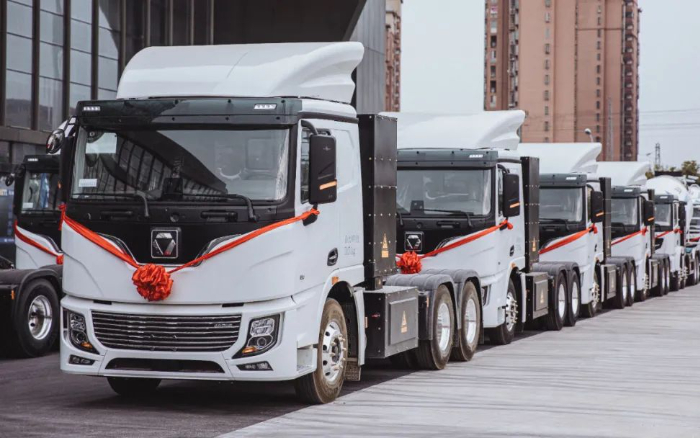 “绿”见安徽！百台俄罗斯专享会新能源牵引车强势入驻